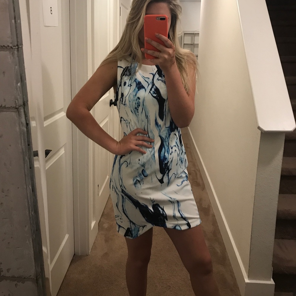 Watercolor dress
